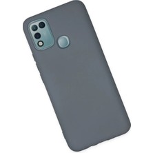 Najmaddin.com Newface Infinix Hot 10 Play Kılıf Nano Içi Kadife Silikon - Gri