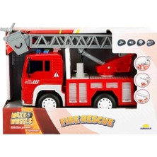 Uravas Store 3150 Maxx Sesli Işıklı Su Fışkırtan Itfaiye Aracı 20 cm - Stokta Olan Gönderilir