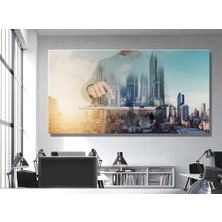 Şehzat Tekli, Yatay, Kanvas, Dekoratif, Duvar, Tablosu, Emlakçı, Emlak Ofisi, Gyo, Inşaat Firmaları,