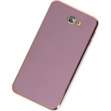 Najmaddin.com Newface Samsung Galaxy J7 Prime Kılıf Volet Silikon - Mor