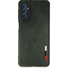 Buğz Samsung Galaxy M52 5g Kılıf Loop Deri Silikon - Yeşil