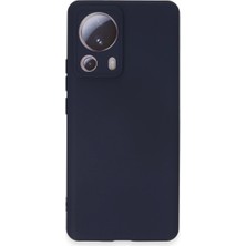 Buğz Xiaomi Mi 13 Lite Kılıf Nano Içi Kadife Silikon - Lacivert