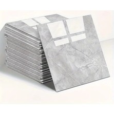 Buğz Gri Mermer Desen Duvar Sticker (30*30)