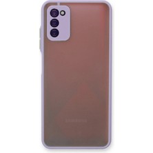 Buğz Samsung Galaxy A03S Kılıf Montreal Silikon Kapak - Mor