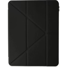 Najmaddin.com Newface iPad Pro 12.9 (2021) Kılıf Kalemlikli Mars Tablet Kılıfı - Siyah