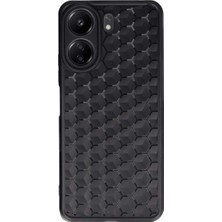 Buğz Xiaomi Redmi 13C Kılıf Petek Silikon Kapak - Siyah