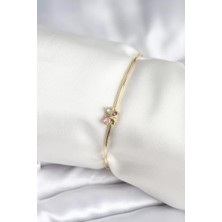 Uravas Store Renkli Figür Gold Renk Pirinç Kadın Bileklik - TJ-BB8004