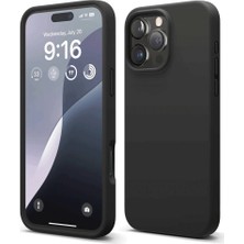 Buğz Iphone 16 Pro Max Kılıf Nano Içi Kadife Silikon - Siyah