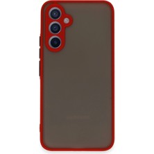 Buğz Samsung Galaxy A54 5g Kılıf Montreal Silikon Kapak - Kırmızı