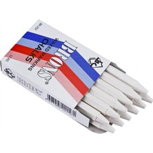 Kitabevimden Brons Tebeşir Yuvarlak Yağlı Beyaz 12 Li BR-252