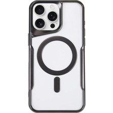 Buğz Iphone 14 Pro Max Kılıf Boyi Magsafe Silikon Kapak - Siyah