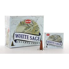Buğz White Sage Aromalı Konik Tütsü