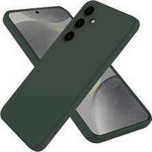 Buğz Samsung Galaxy A26 Kılıf First Silikon - Koyu Yeşil