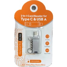 Uravas Store ZR967 Type-C USB 2in1 Card Reader