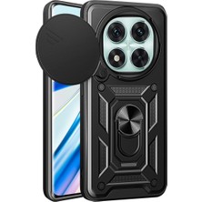 Buğz Xiaomi Redmi Note 14 Pro 5g Kılıf Pars Lens Yüzüklü Silikon - Siyah