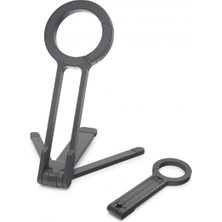 MiraLive Manyetik Katlanir Masaüstü Telefon Standı Plastik - Siyah ND8029