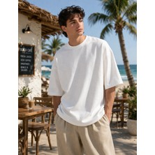 Bellarra Oversize Beyaz Tişört