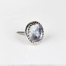 Uravas Store Febko Dekoratif Parlak Taşlı Kabara Raptiye 17 mm - 500 Adet