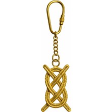Store Mania Pirinç Gemi Düğümü Tasarımlı Anahtarlık  STRMIA-RSTTT34