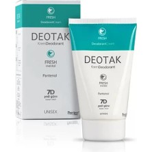 Deotak Krem Deodorant Fresh 35ML Unisex Koku Türü ile Etkili Koruma Sağlar