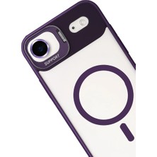 Najmaddin.com Joko Apple iPhone 17 Air Remim Lensli Magsafe Standlı Kapak - Derin Mor