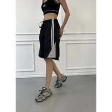 Dadya Milla Dadyaml Bloklu Paraşüt Şort 9561