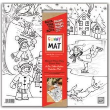 Uravas Store Funny Mat - Karlı Bir Gün 40X40CM