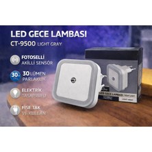EyluX Shop Modern Sensörlü Mini LED Gece Lambası LED Spot Fotoselli Gece Lambası