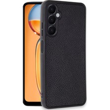 Buğz Samsung Galaxy A36 Kılıf Aras Deri Kapak - Siyah
