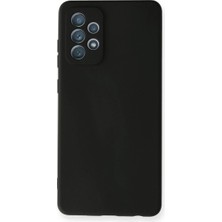 Buğz Samsung Galaxy A72 Kılıf Nano Içi Kadife Silikon - Siyah