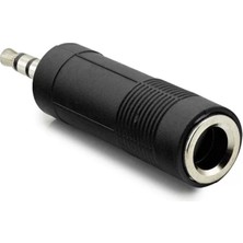 Uravas Store 3.5 mm To 6.5 mm F Çevirici Siyah HDX1331