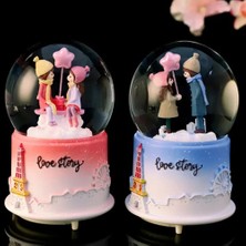 Uravas Store Orta Boy Kar Küresi Sevgili