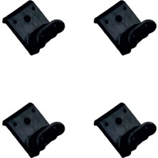 Uravas Store Baza Denge Takozu Plastik - Siyah HKS284 - 4 Adet