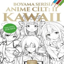 Uravas Store Anime Boyama Cilt Ii: Kawaii
