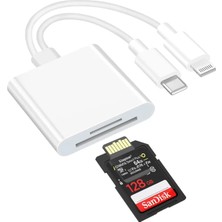 Uravas Store ZR636 Type-C Lightning Camera Storage Card Reader