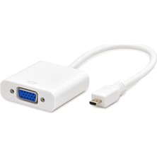 Uravas Store USB Mıcro To VGA F Çevirici Beyaz HDX7810