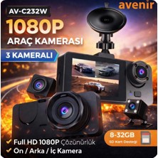 Avenir Krntekno 5mp 1080FULL Hd Araç Içi Kamera