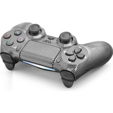 Uravas Store Gamepad Ps4 Uyumlu - Siyah Beyaz ND400X