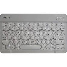 Uravas Store ZR455 Beyaz Bluethooth Klavye