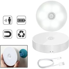 Uravas Store Hareket Sensörlü USB Şarjli LED Işik Lamba