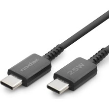 Uravas Store Type-C Şarj Data Kablosu 25W 1 M - Siyah ND1101