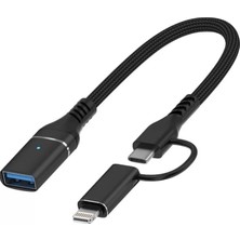 Uravas Store ZR868 ADS-619 2 In 1 Otg Çevirici