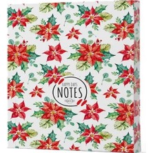 Uravas Store Yılbaşı 6 - Yan Boyamalı Çizgili Defter