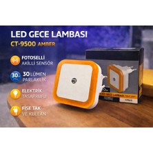 EyluX Shop Modern Sensörlü Mini LED Gece Lambası LED Spot Fotoselli Gece Lambası