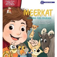 Uravas Store Meerkat Looking For Courage Creative Drama Finger And Hand Puppets Pop-Up Staged