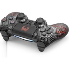 Uravas Store Gamepad Ps4 Uyumlu - Siyah Beyaz ND400V