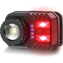 Uravas Store Peakstar PS-571 Sensör Xpg Cob LED USB Şarj Edilebilir Lityum Pilli Zoomlu Kafa Lambası