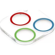 Uravas Store Iphone 13 Renkli Kamera Lens Koruma Cam - Mavi-Yeşil
