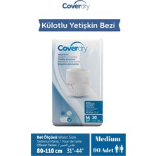 Coverdry Külotlu Yetişkin Hasta Bezi Medium 90 Adet