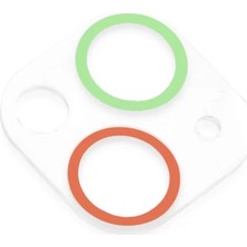 Uravas Store Iphone 13 Mini Renkli Kamera Lens Koruma Cam - Yeşil-Pembe